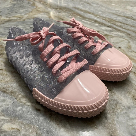 Melissa Shoes - MELISSA Polibolha Waterproof Lace-up Plastic Sneakers Women’s US 8